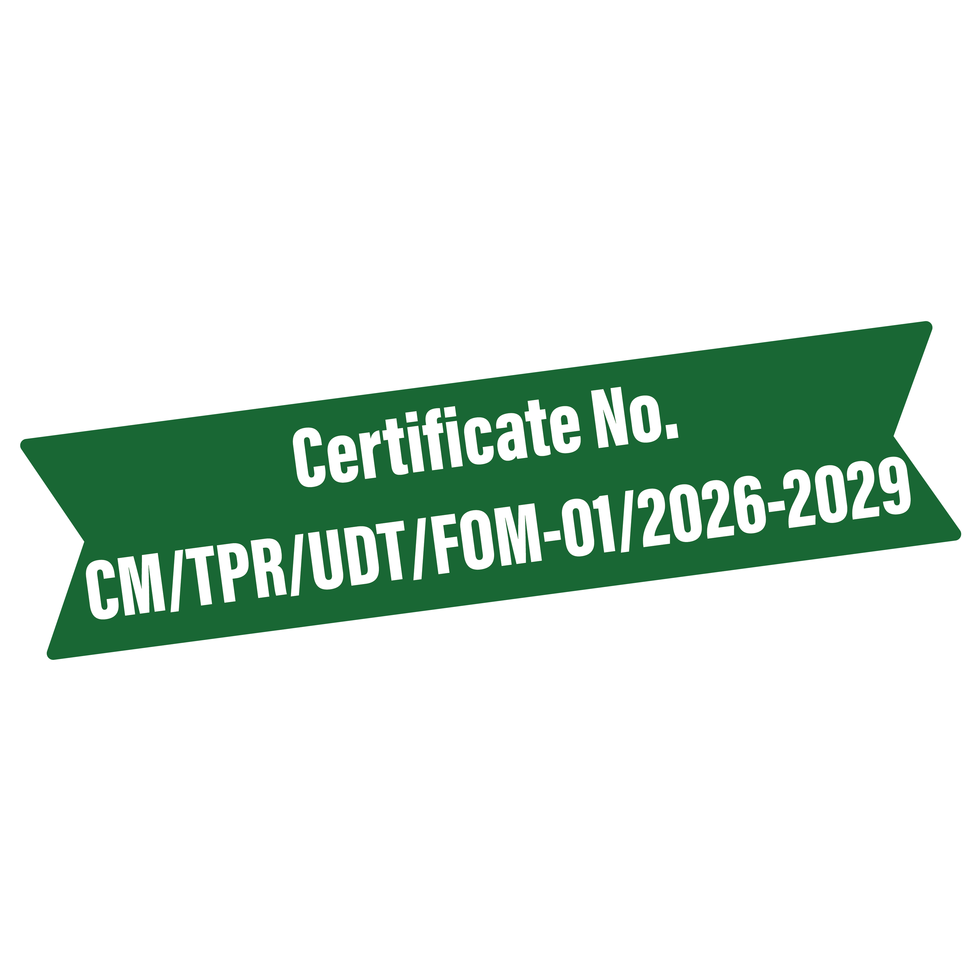License certification badge